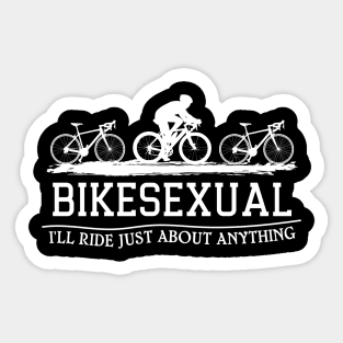 Bikesexual Sticker